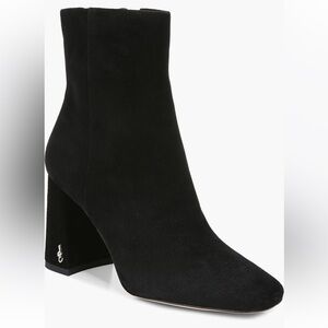 Sam Edelman Black Suede Booties